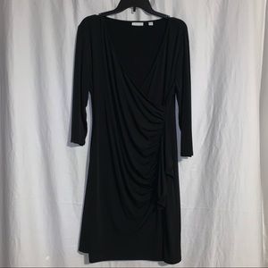 Black Knee-Length Gown